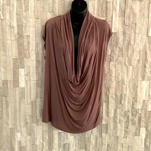 Charlotte Russe Draped neckline top